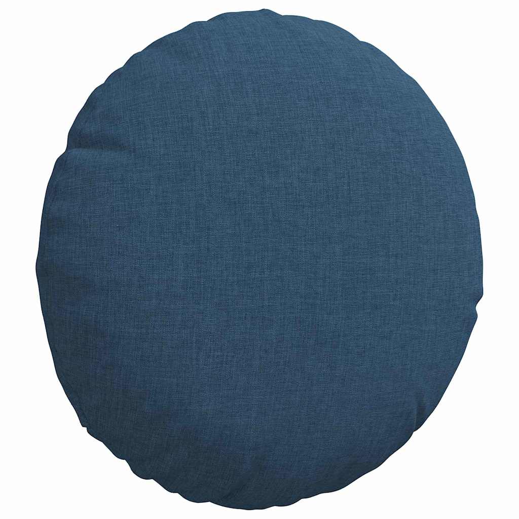 Sitzkissen 2 pcs Blau Ø30 x 13 cm Stoff