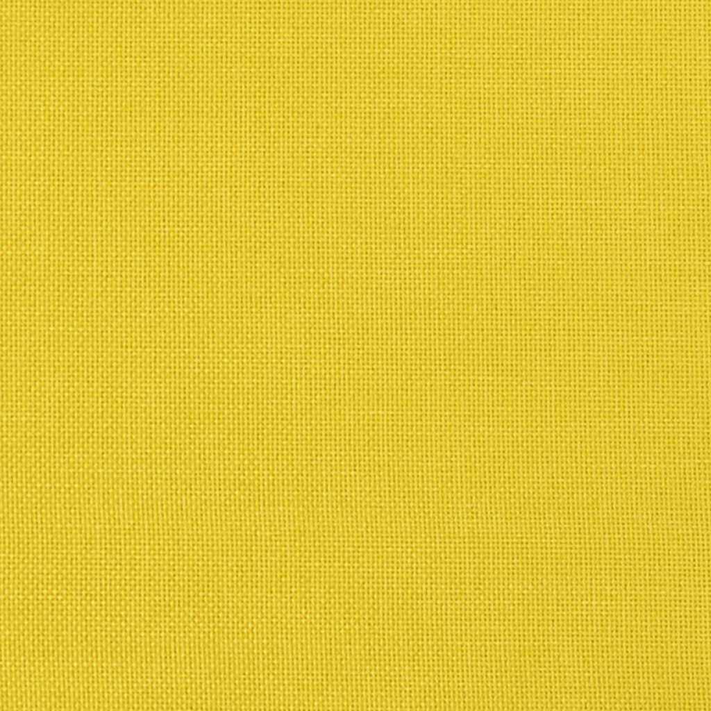 Sitzkissen 2 pcs Helles Gelb Ø30 x 13 cm Stoff