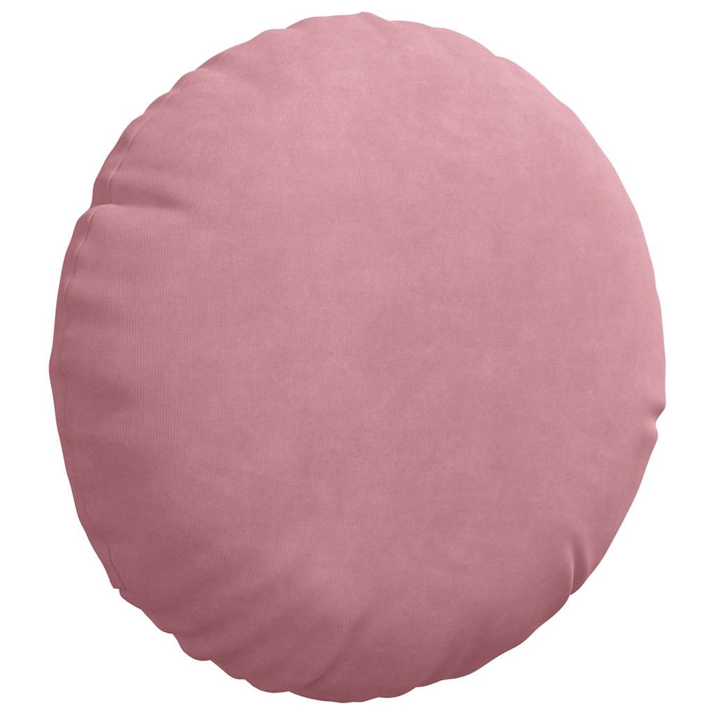 Sitzkissen 2 pcs Rosa Ø30 x 13 cm Samt