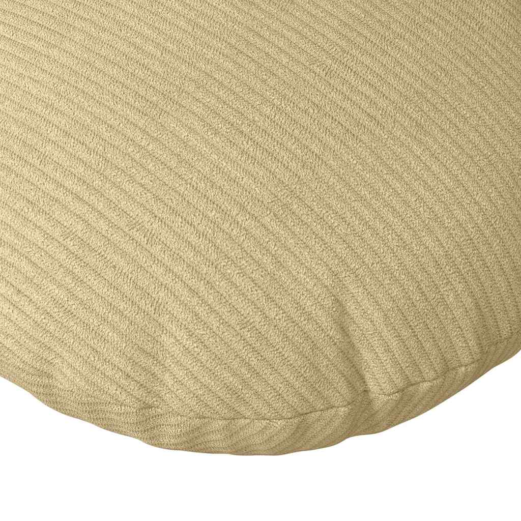 Sitzkissen 2 pcs Grau-Grün Ø30 x 13 cm Cordstoff