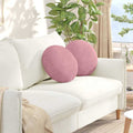 Sitzkissen 2 Stück Rosa Ø 40 x 13 cm Samt