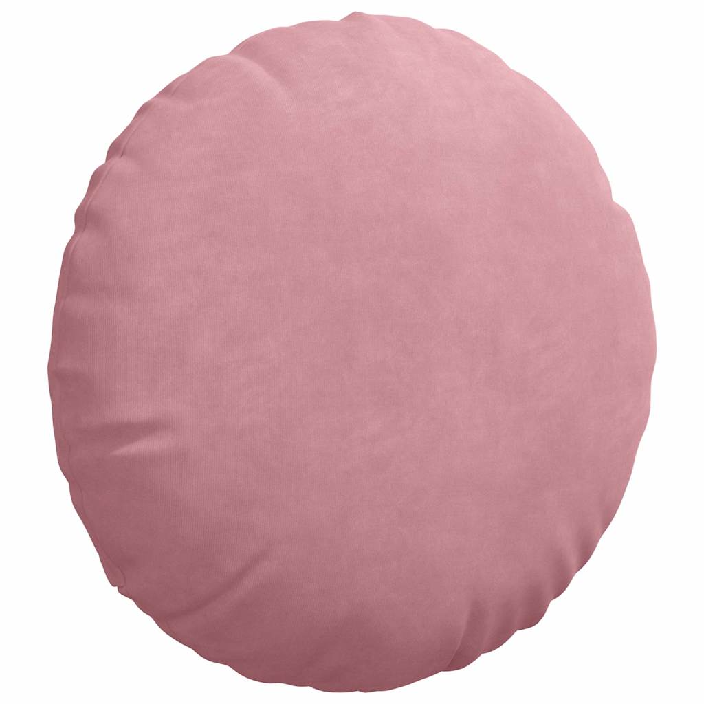Sitzkissen 2 Stück Rosa Ø 40 x 13 cm Samt