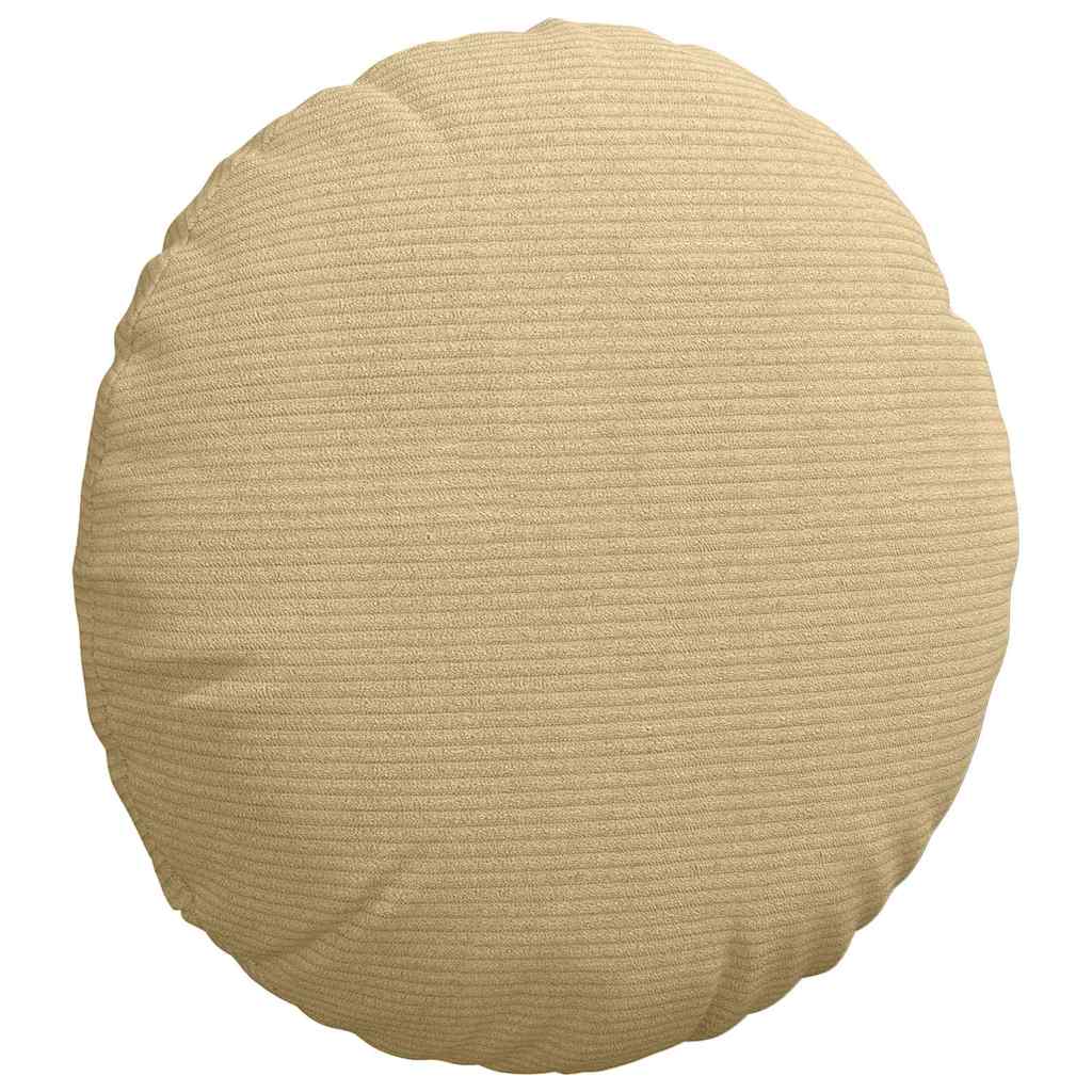 Sitzkissen 2 pcs Grau-Grün Ø 40 cm Cordstoff