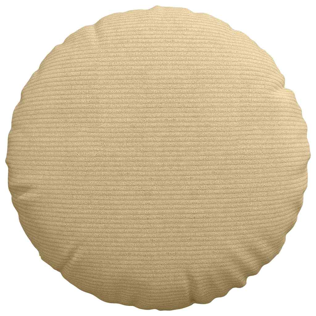 Sitzkissen 2 pcs Grau-Grün Ø 40 cm Cordstoff