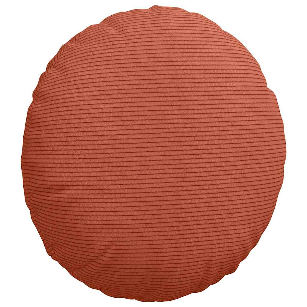 Sitzkissen 2 pcs Rot-Orange Ø 40 cm Cordstoff
