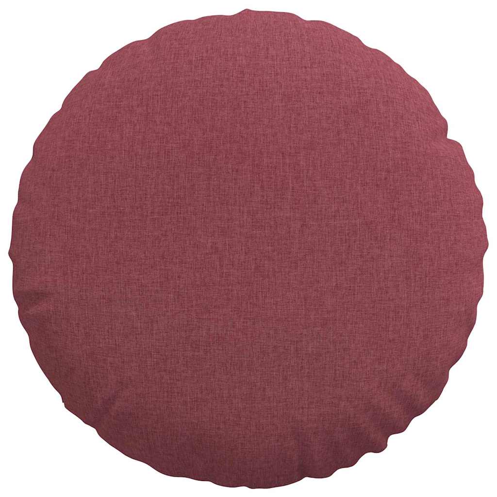 Sitzkissen 2 pcs Weinrot Ø50 x 19 cm Stoff