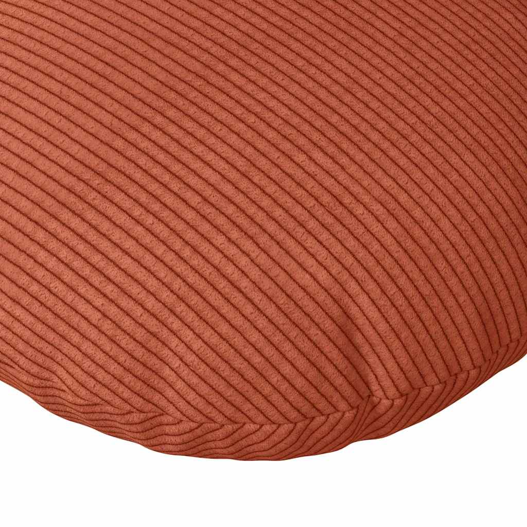 Sitzkissen 2 pcs Rot-Orange Ø50 x 19 cm Cordstoff