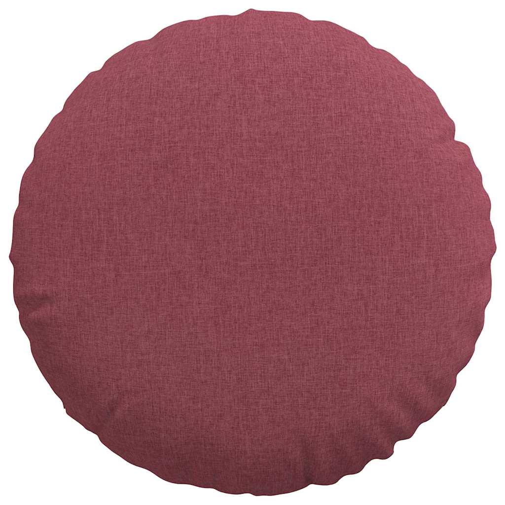 Sitzkissen 2 pcs Weinrot Ø60 x 21 cm Stoff