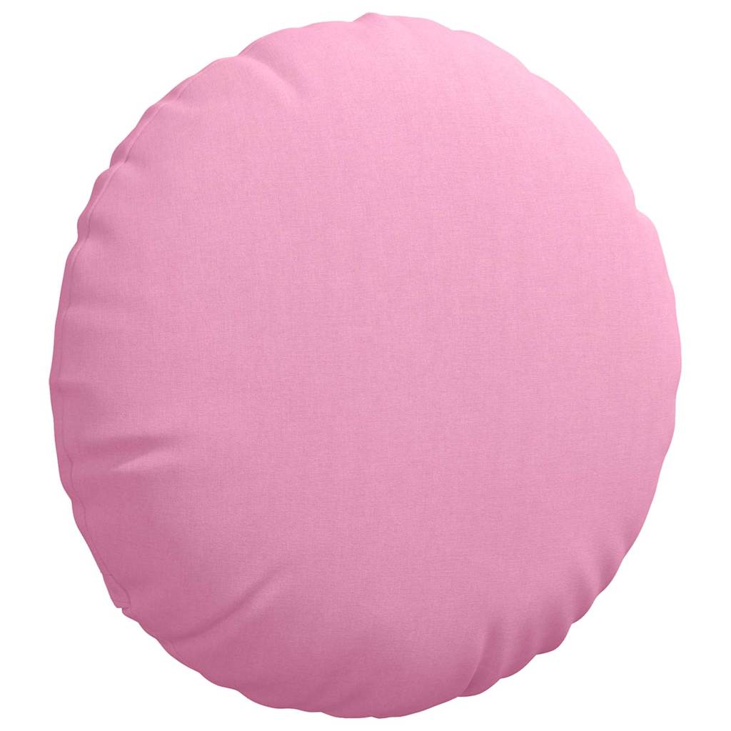 Sitzkissen 2 pcs Rosa Ø60 x 21 cm Stoff