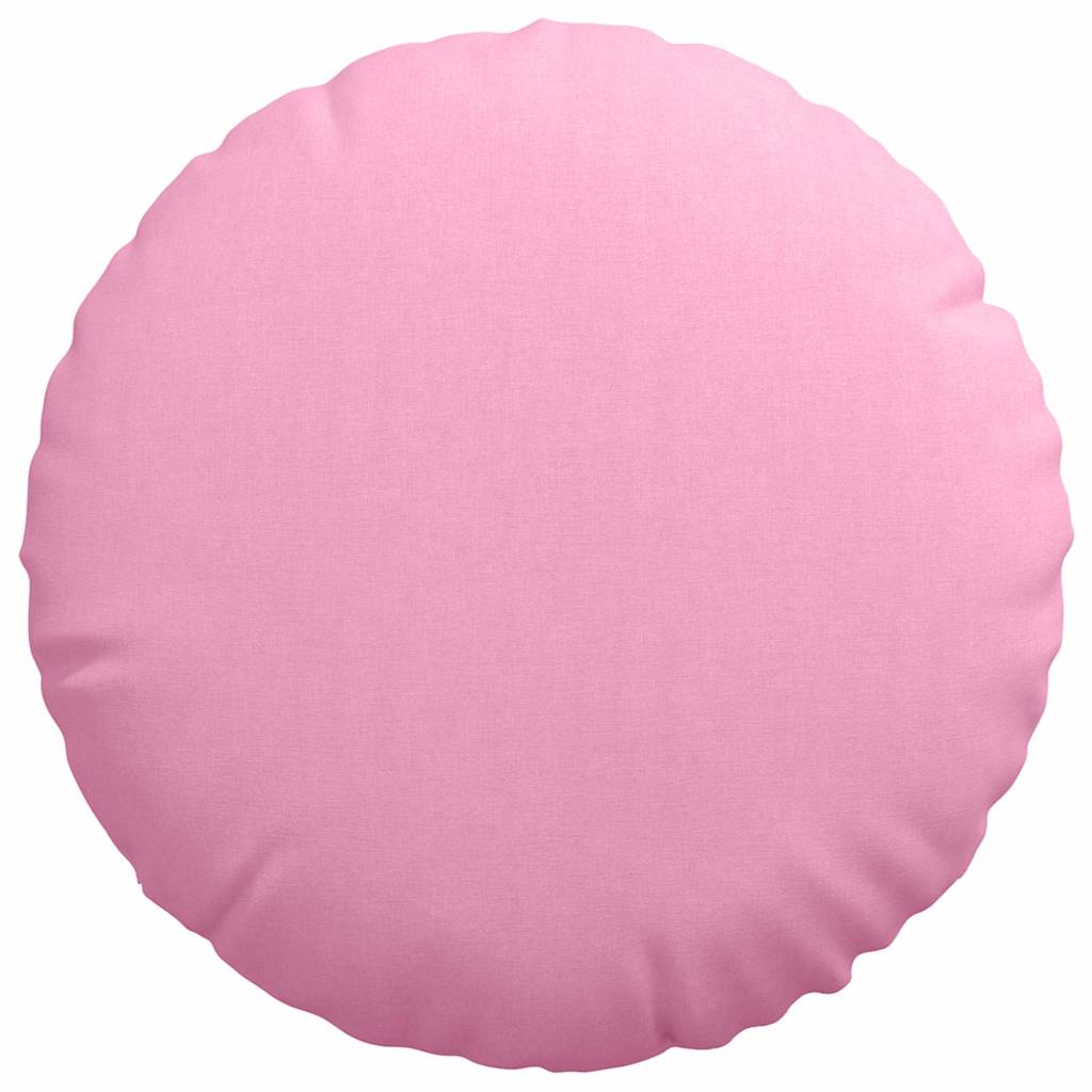 Sitzkissen 2 pcs Rosa Ø60 x 21 cm Stoff