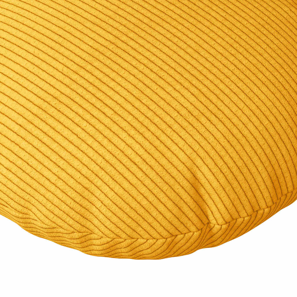 Sitzkissen 2 pcs Helles Gelb Ø 80 cm Cordstoff