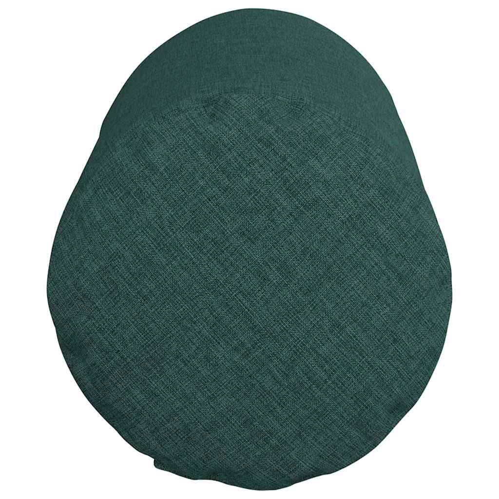 Bolsterkissen 2 Stück Dunkelgrün Ø 15 x 40 cm Stoff