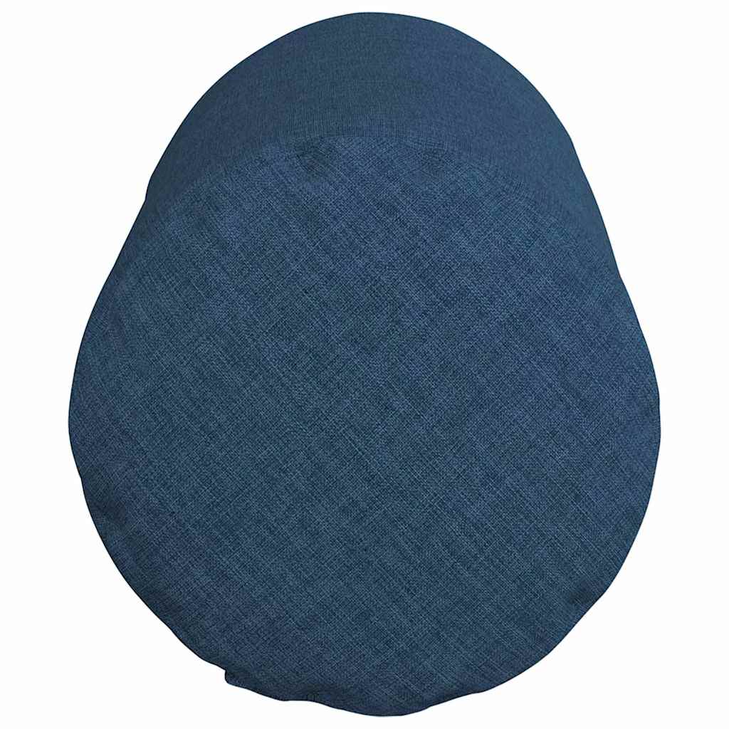 Bolsterkissen 2 Stück Blau Ø 15 x 40 cm Stoff