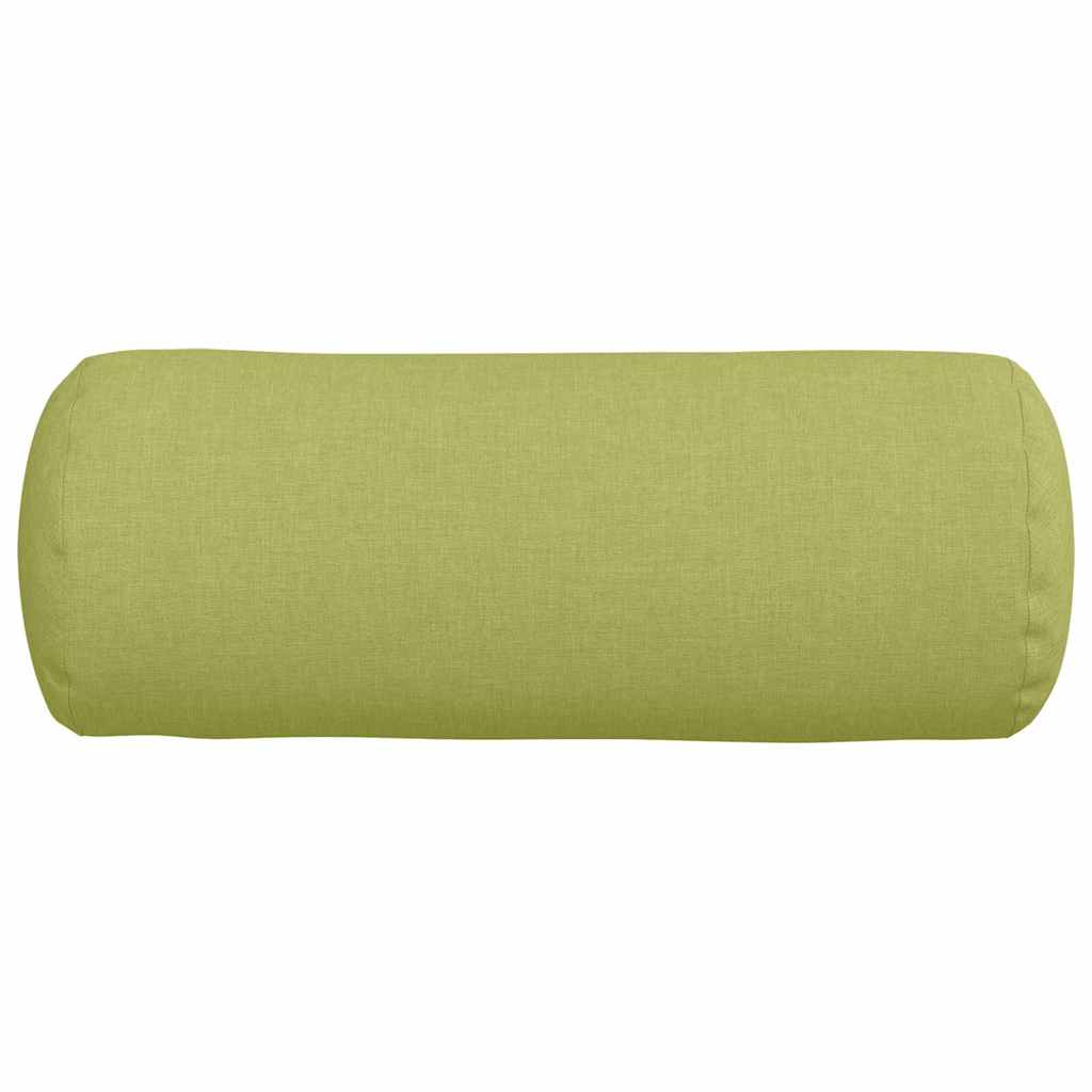 Bolsterkissen 2 Stück Hellgrün Ø 15 x 40 cm Stoff