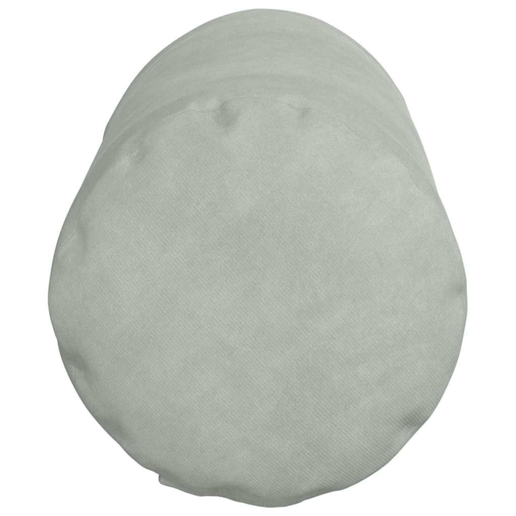 Bolsterkissen 2 Stück Hellgrau Ø 15 x 40 cm Cordstoff