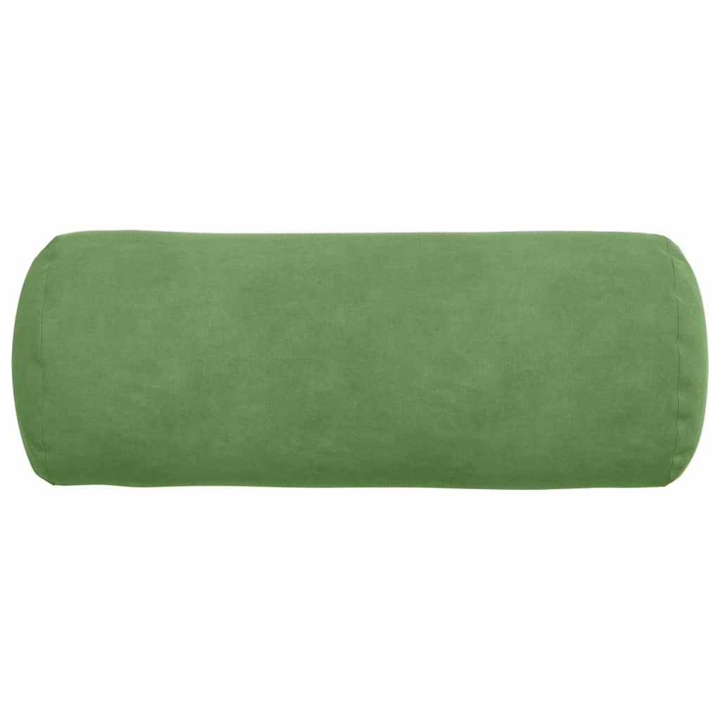 Bolsterkissen 2 Stück Hellgrün Ø 15 x 40 cm Cordstoff