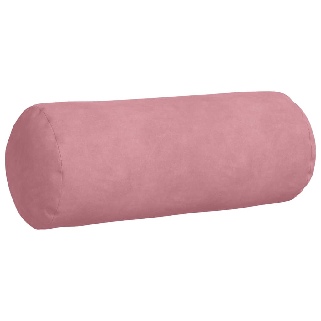 Bolsterkissen 2 Stück Rosa Ø 15 x 40 cm Cordstoff