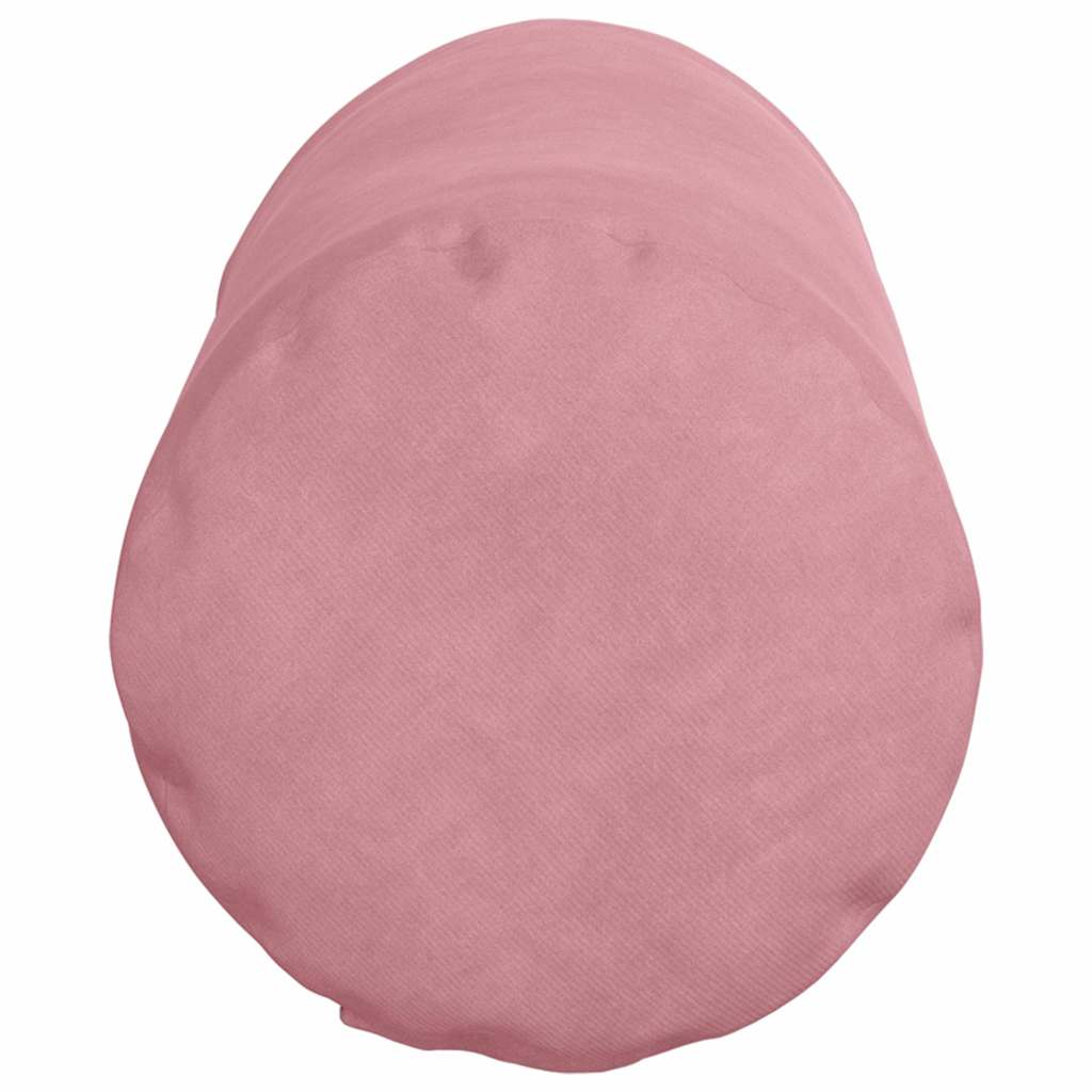 Bolsterkissen 2 Stück Rosa Ø 15 x 40 cm Cordstoff