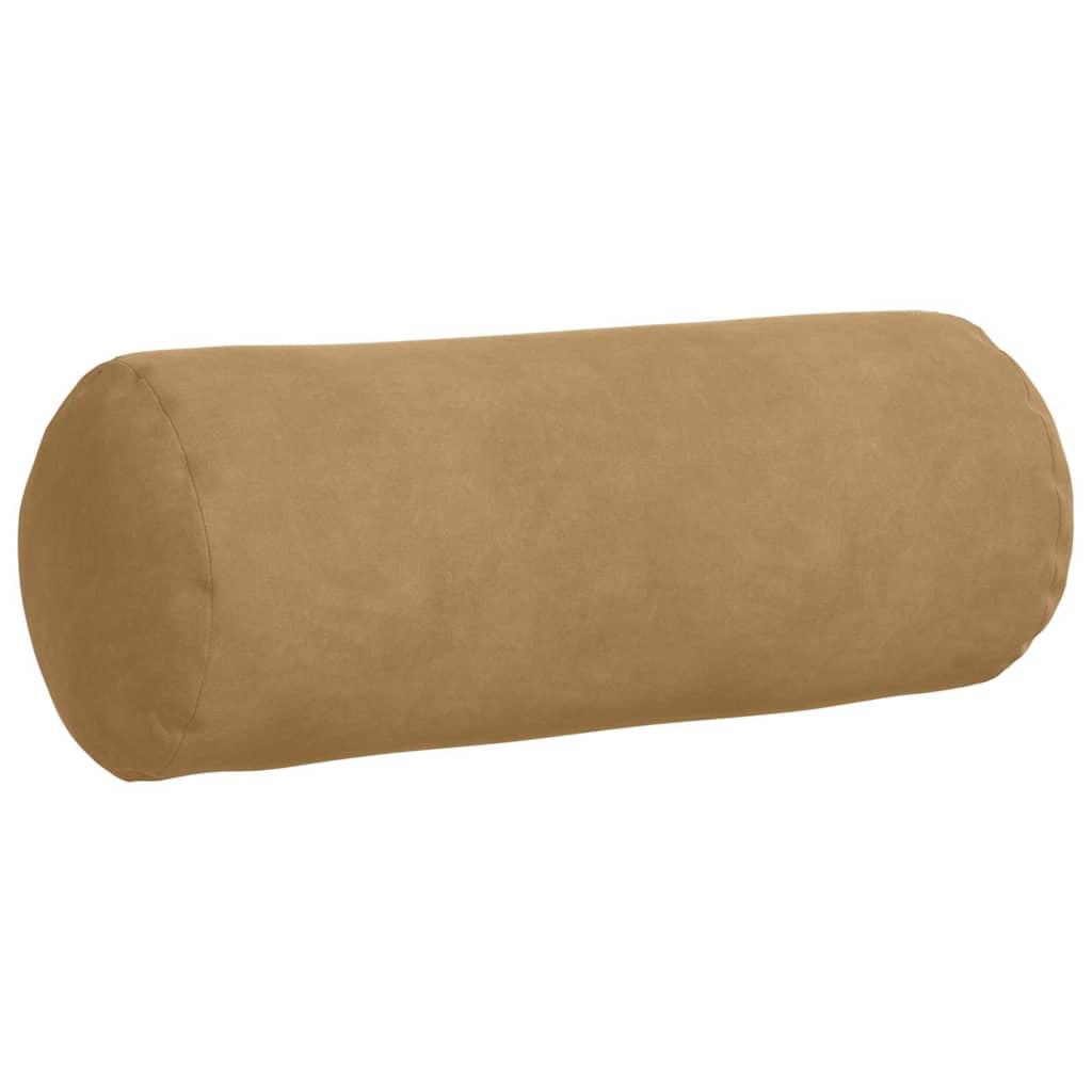 Bolsterkissen 2 Stück Braun Ø 15 x 40 cm Cordstoff