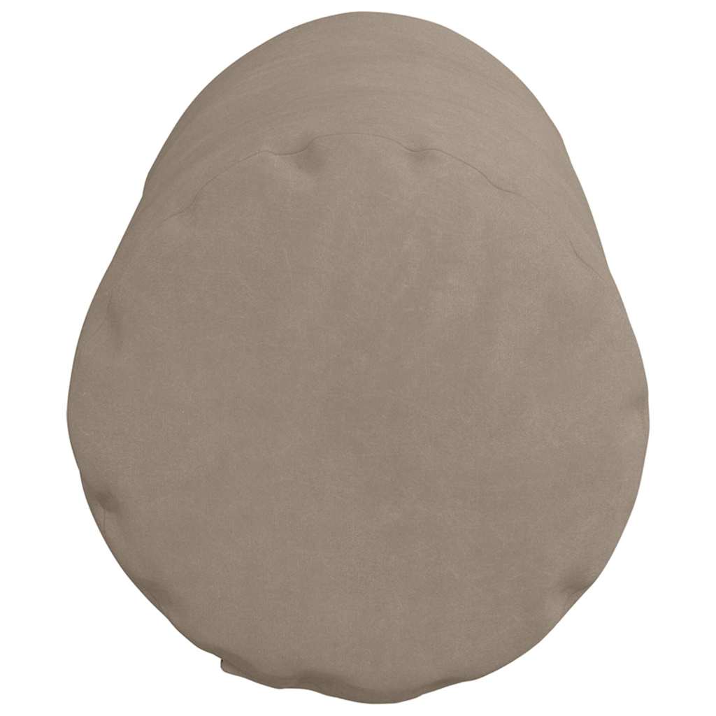 Bolsterkissen 2 Stück Taupe Ø 15 x 40 cm Mikrofaserstoff