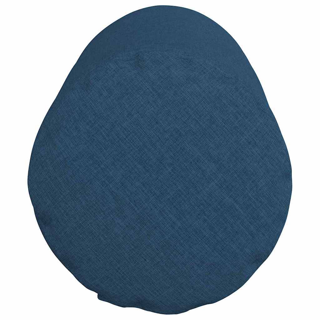 Bolsterkissen 2 Stück Blau Ø 25 x 70 cm Stoff