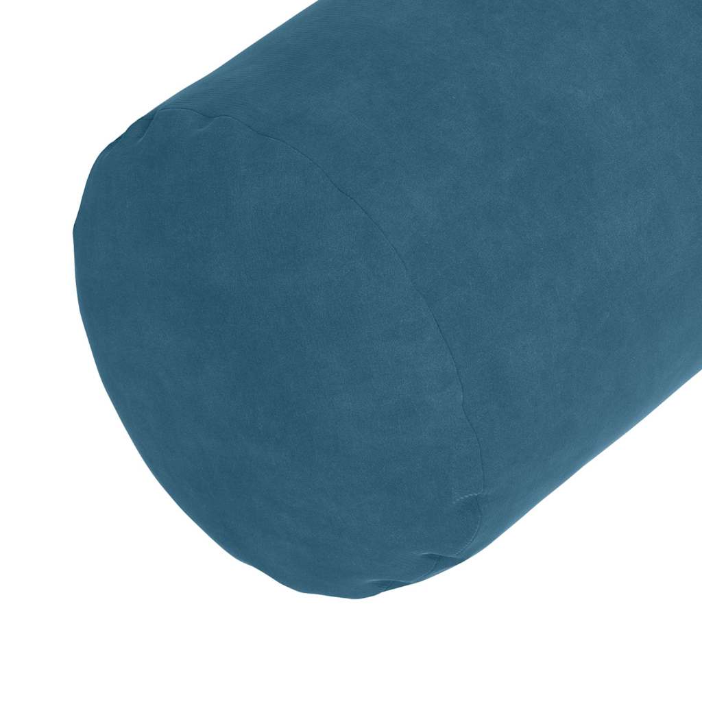 Bolsterkissen 2 Stück Blau Ø 25 x 70 cm Cordstoff
