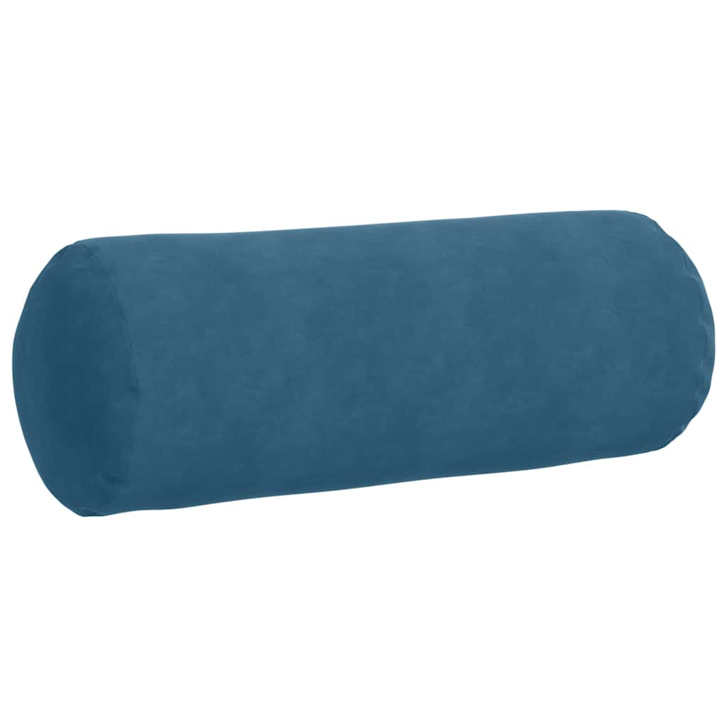 Bolsterkissen 2 Stück Blau Ø 25 x 70 cm Cordstoff