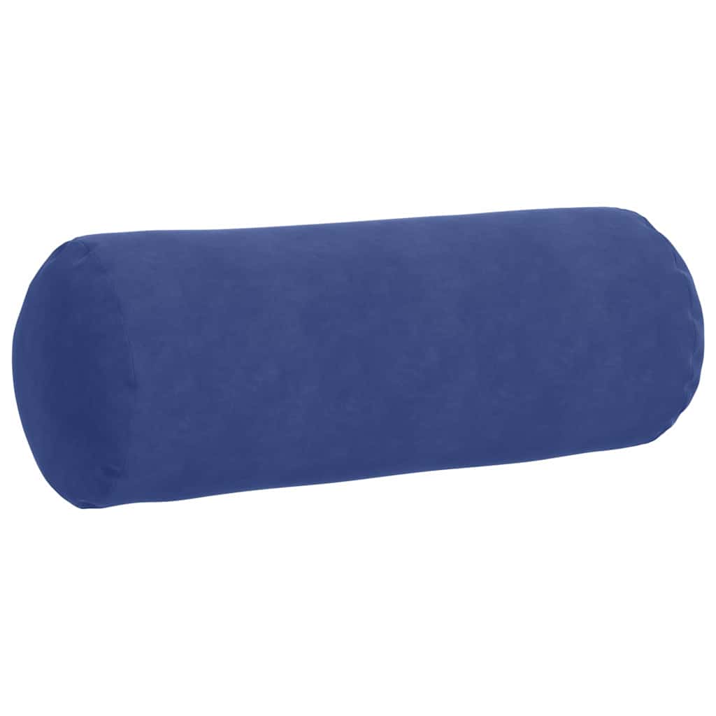 Bolsterkissen 2 Stück Polizeiblau Ø 25 x 70 cm Cordstoff