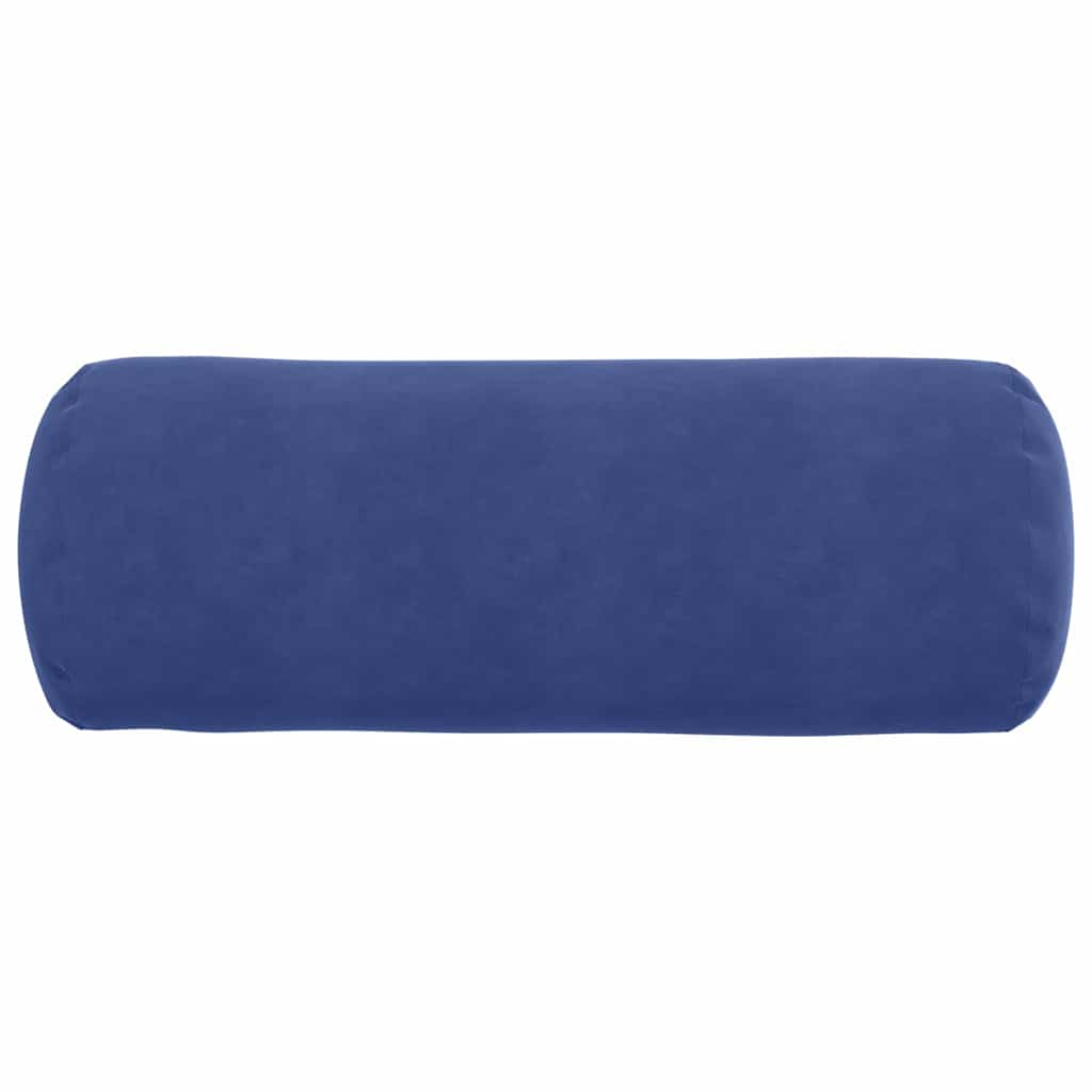 Bolsterkissen 2 Stück Polizeiblau Ø 25 x 70 cm Cordstoff
