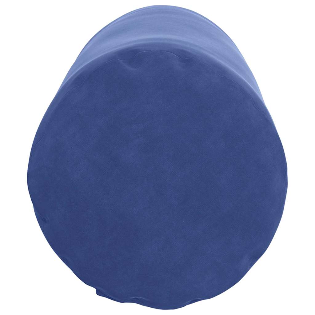 Bolsterkissen 2 Stück Polizeiblau Ø 25 x 70 cm Cordstoff