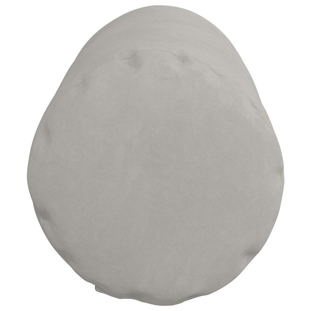 Bolsterkissen 2 Stück Hellgrau Ø 25 x 70 cm Mikrofaserstoff