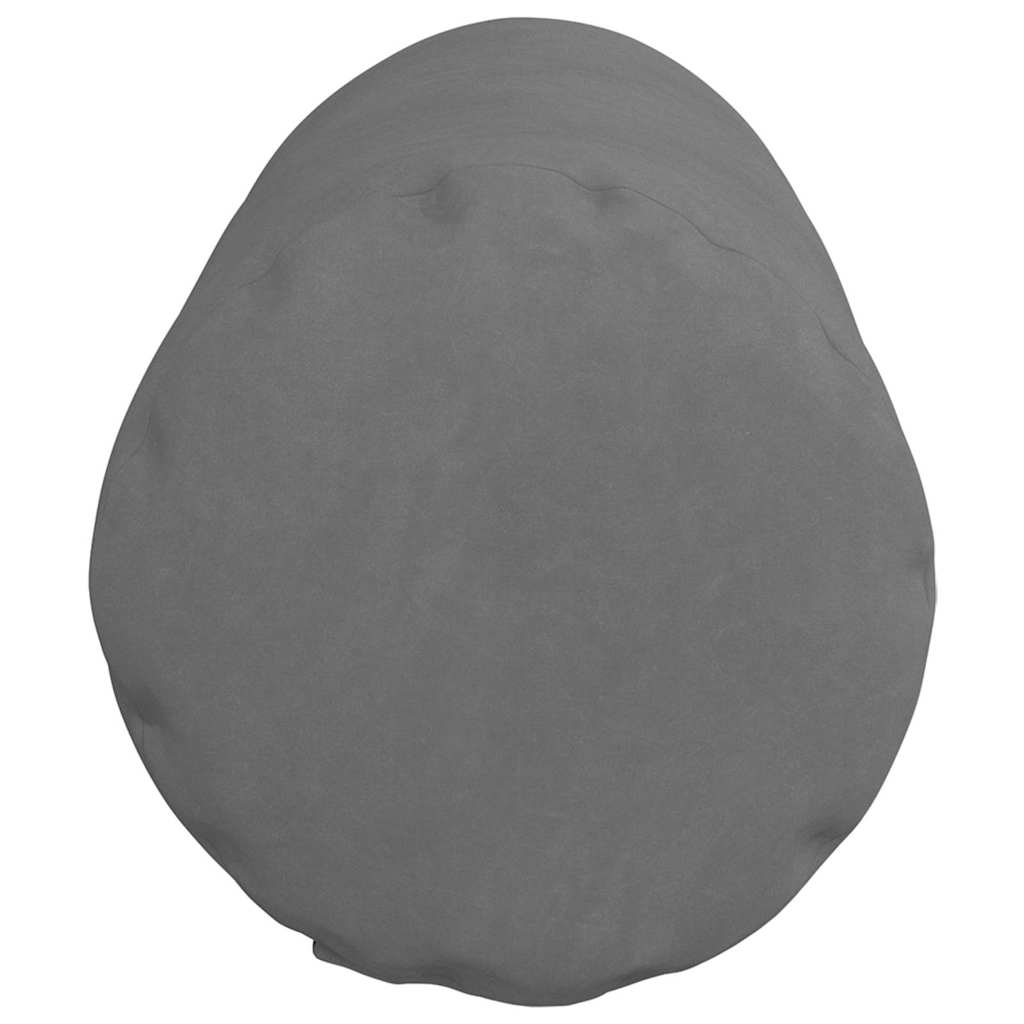 Bolsterkissen 2 Stück Dunkelgrau Ø 25 x 70 cm Mikrofaserstoff