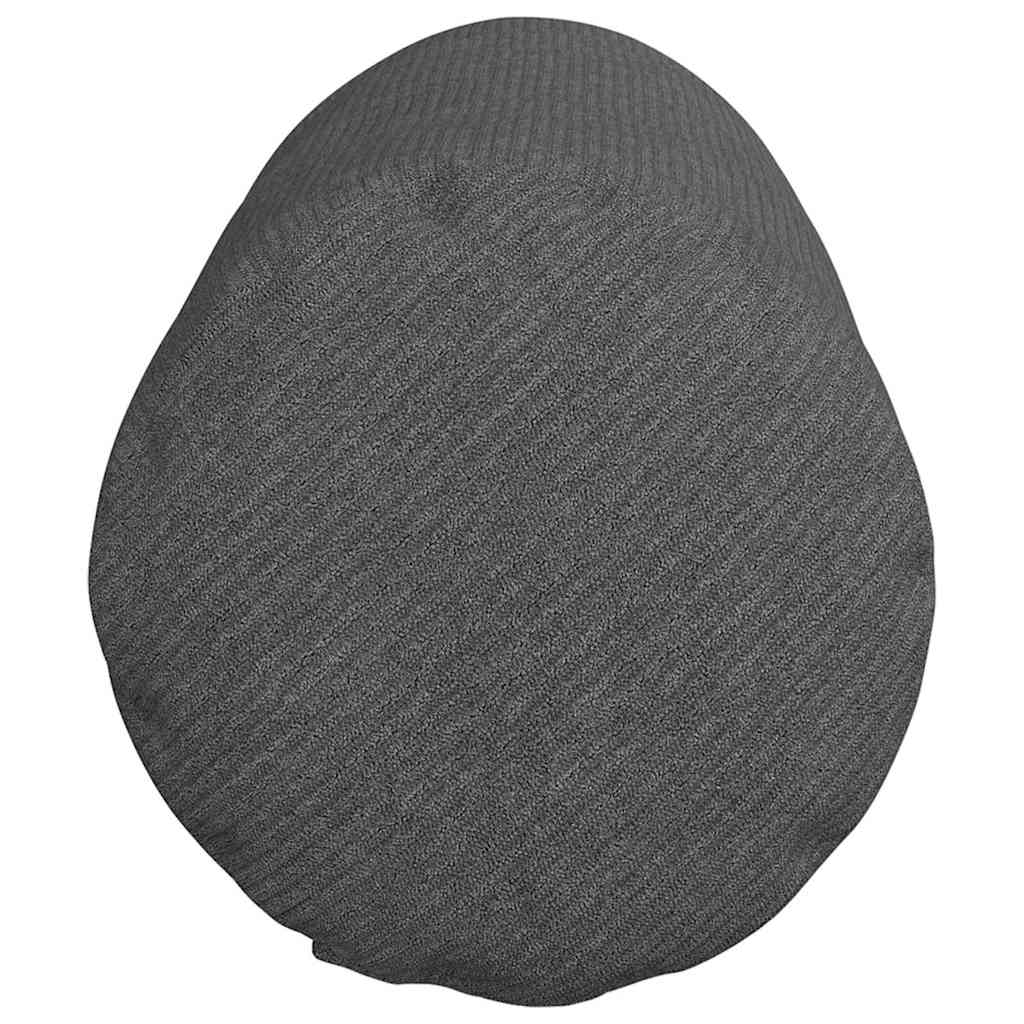 Bolsterkissen 2 Stück Dunkelgrau Ø 25 x 70 cm Cordstoff