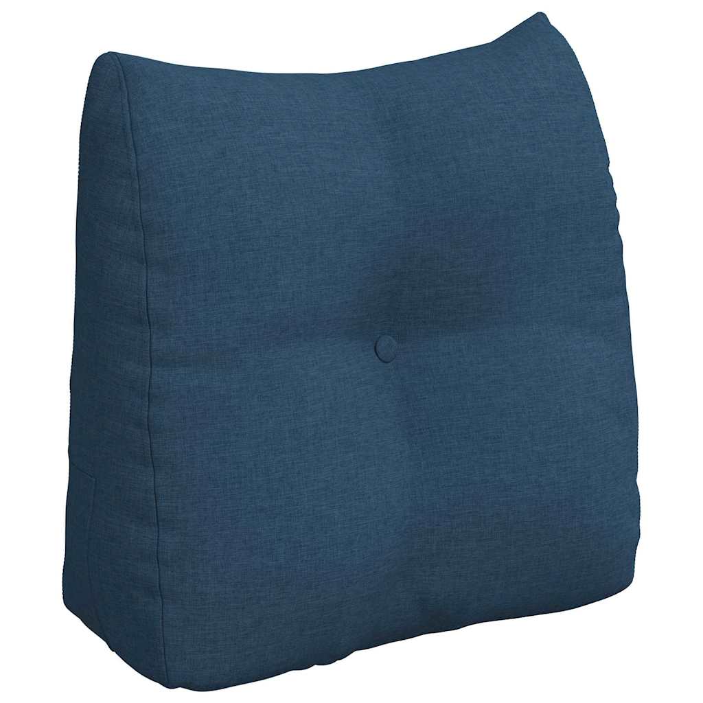 Rücken Kissen Blau 45 x 24 x 50 cm Stoff