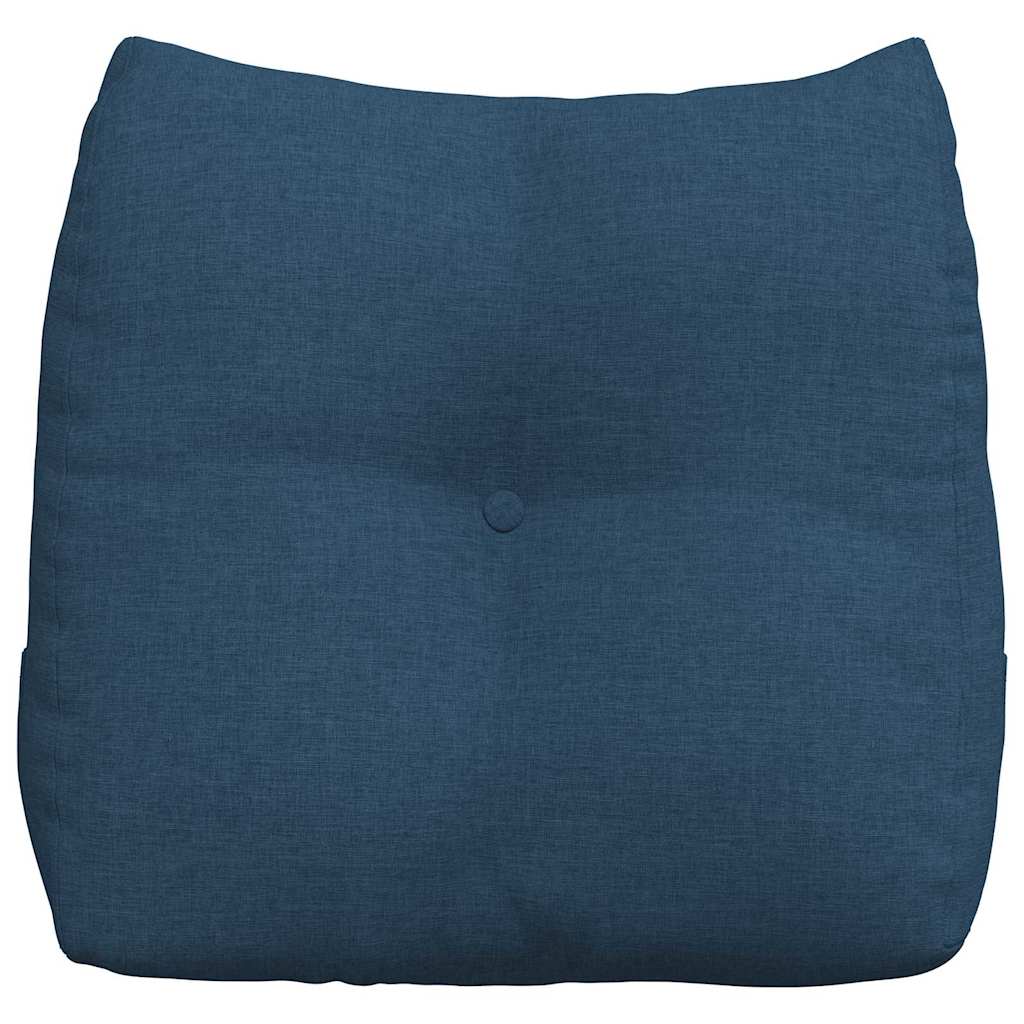 Rücken Kissen Blau 45 x 24 x 50 cm Stoff