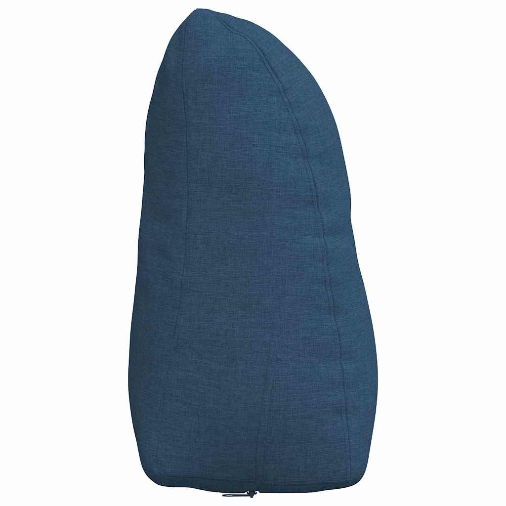 Rücken Kissen Blau 45 x 24 x 50 cm Stoff