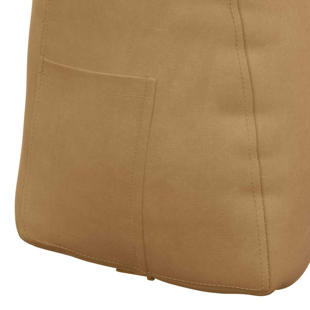 Rückenkissen Braun 45 x 24 x 50 cm Samt