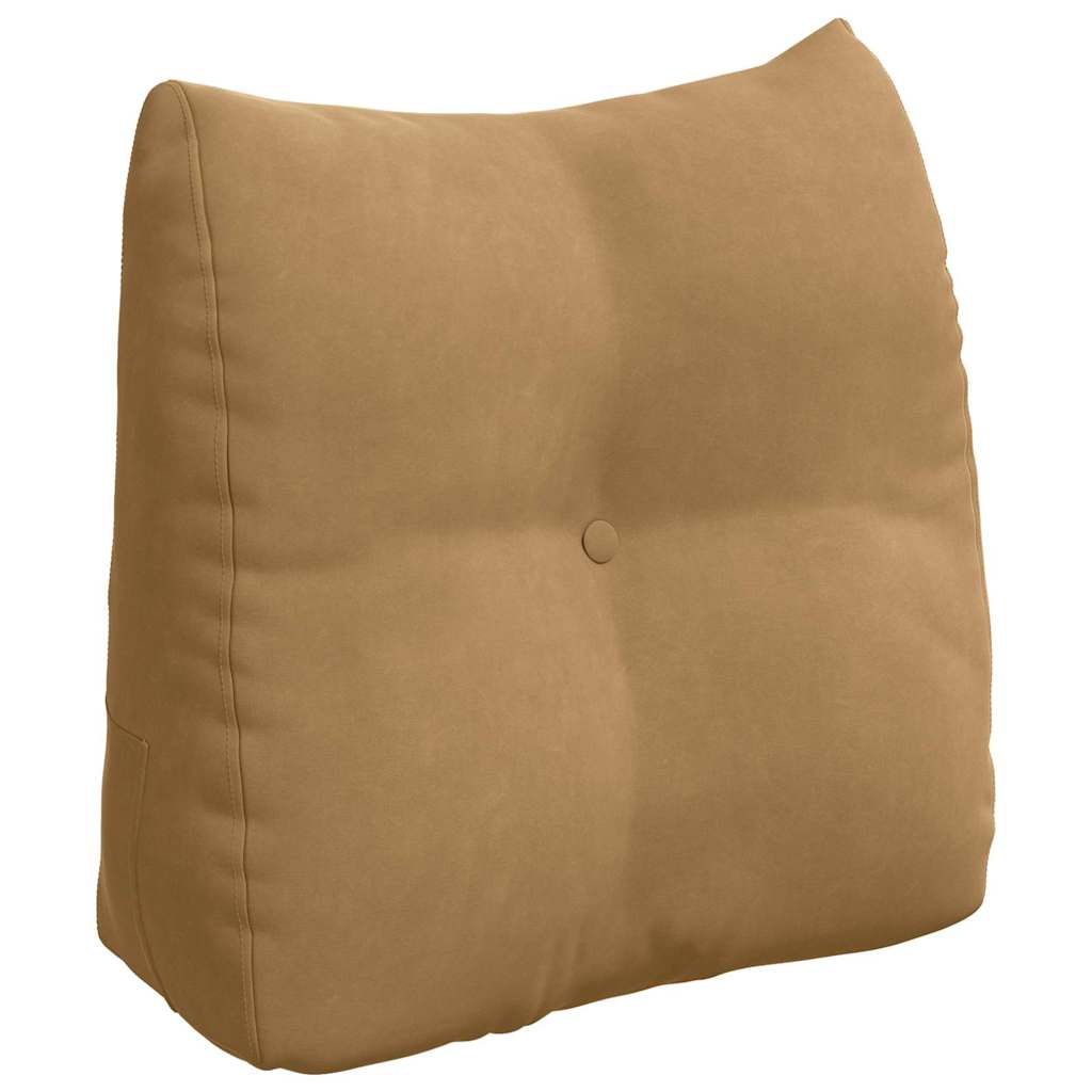 Rückenkissen Braun 45 x 24 x 50 cm Samt