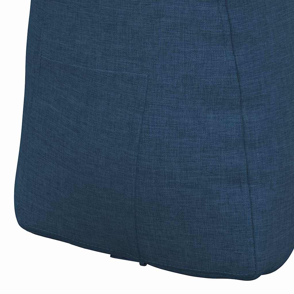 Rücken Kissen Blau 80 x 24 x 50 cm Stoff