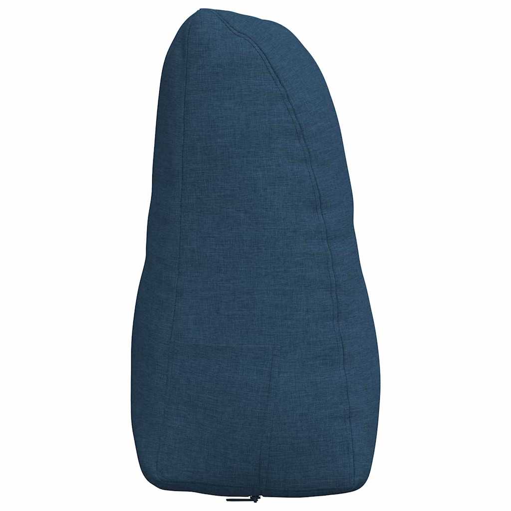 Rücken Kissen Blau 80 x 24 x 50 cm Stoff