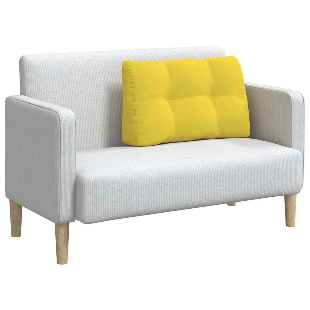 Rücken Kissen Helles Gelb 80 x 24 x 50 cm Stoff