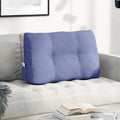 Rücken Kissen Jeans blau 80 x 24 x 50 cm Stoff