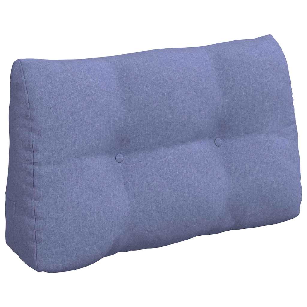 Rücken Kissen Jeans blau 80 x 24 x 50 cm Stoff