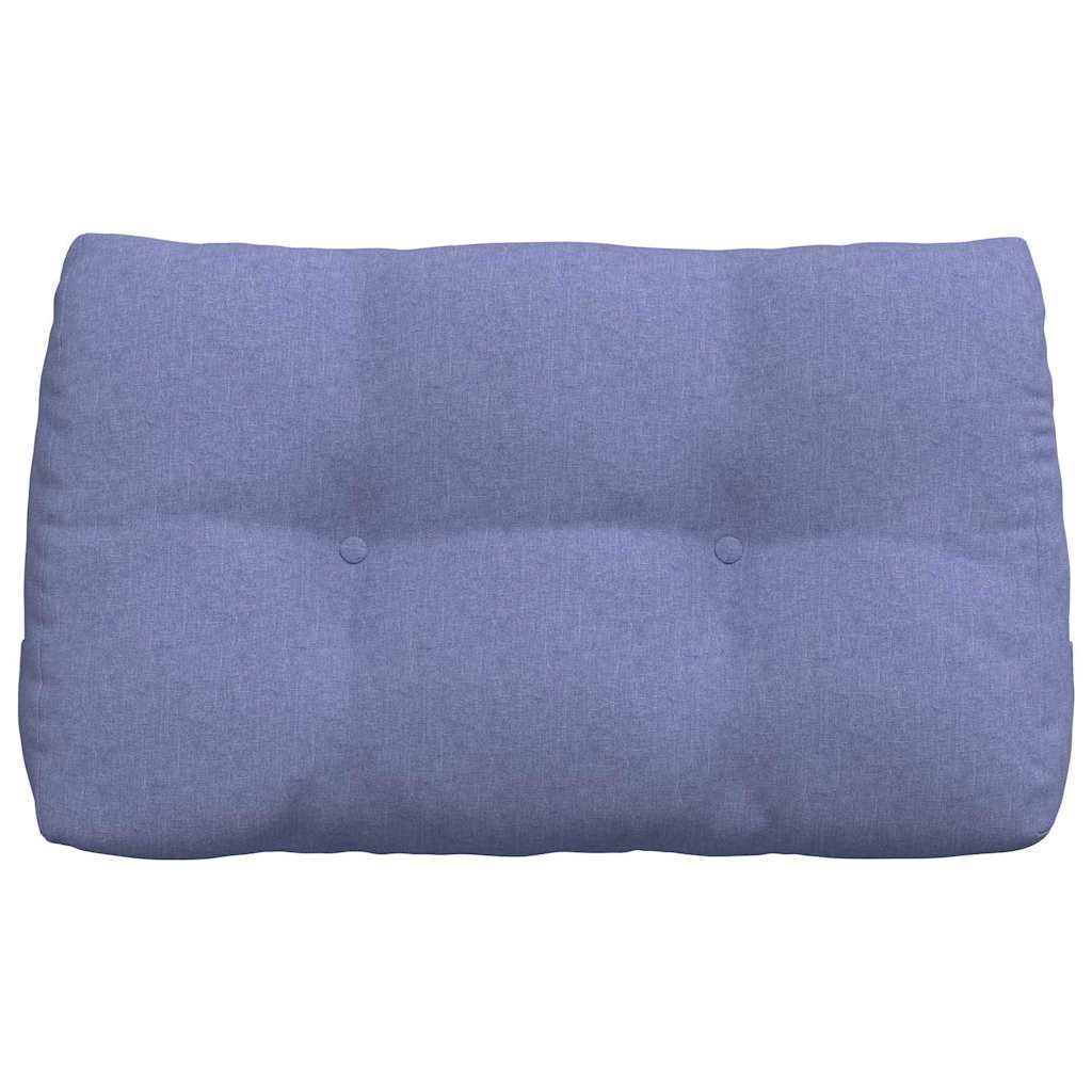 Rücken Kissen Jeans blau 80 x 24 x 50 cm Stoff