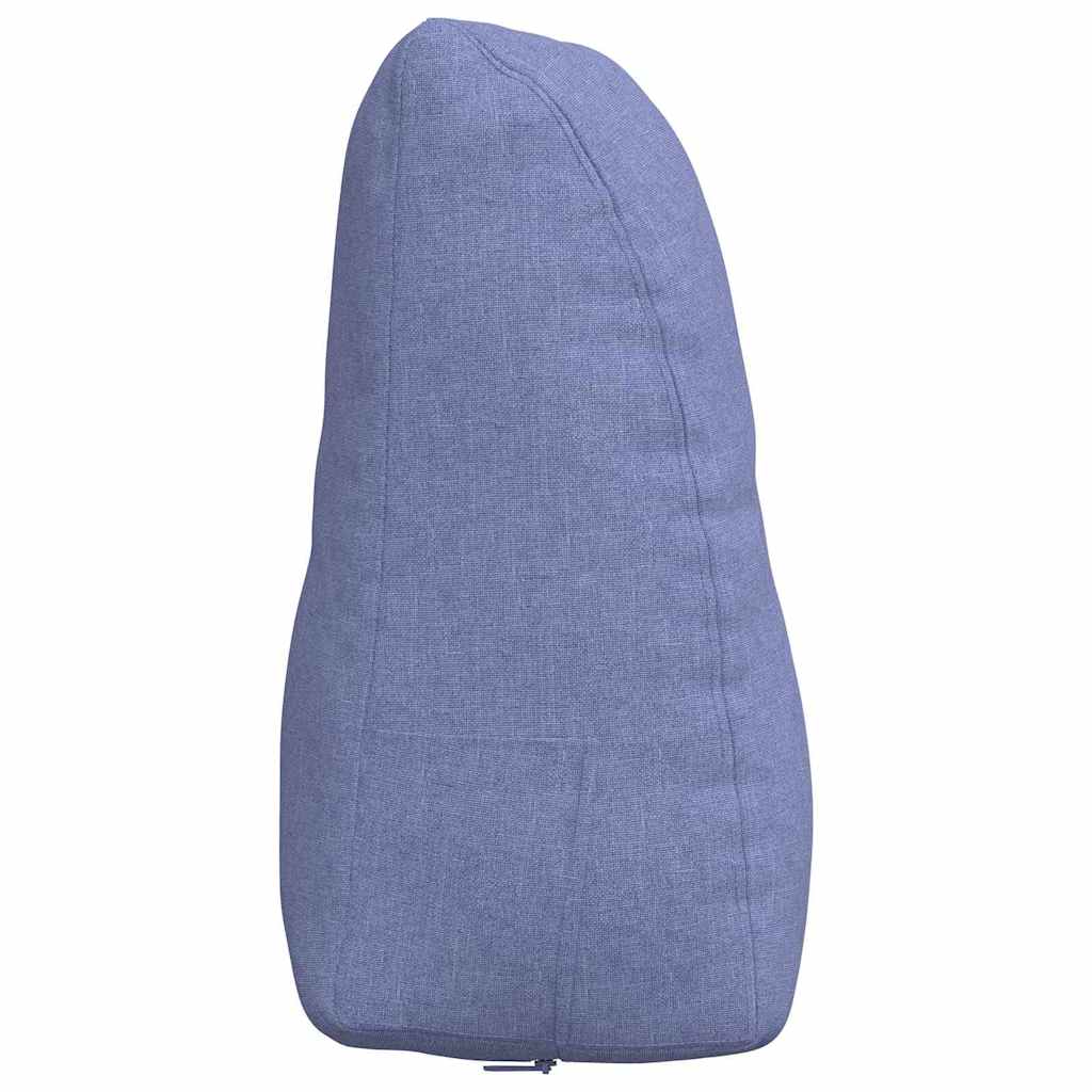Rücken Kissen Jeans blau 80 x 24 x 50 cm Stoff