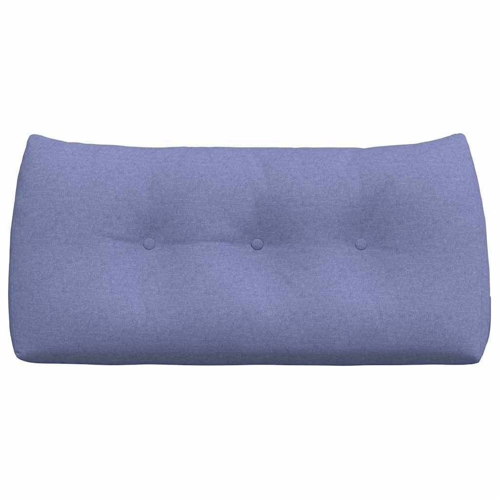 Rücken Kissen Jeans blau 100 x 24 x 50 cm Stoff