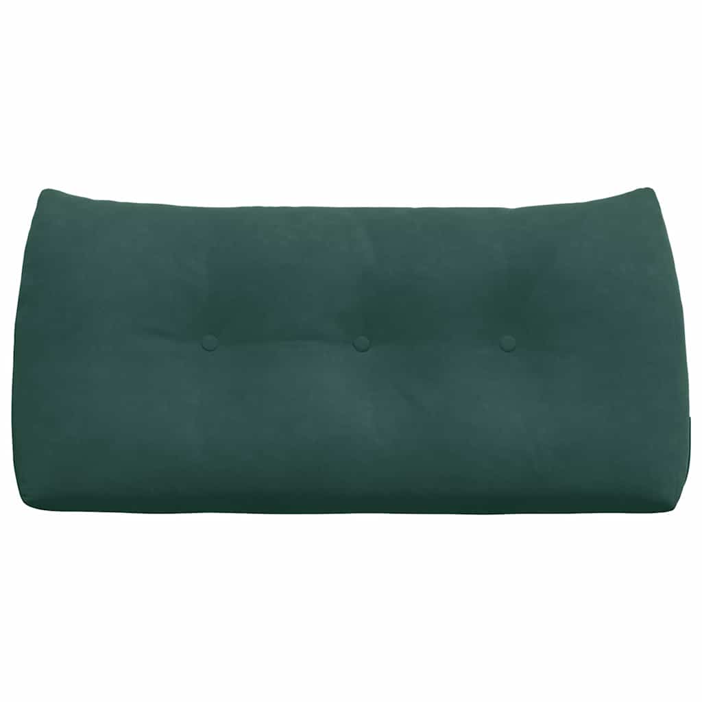 Rückenkissen Dunkelgrün 100 x 24 x 50 cm Samt