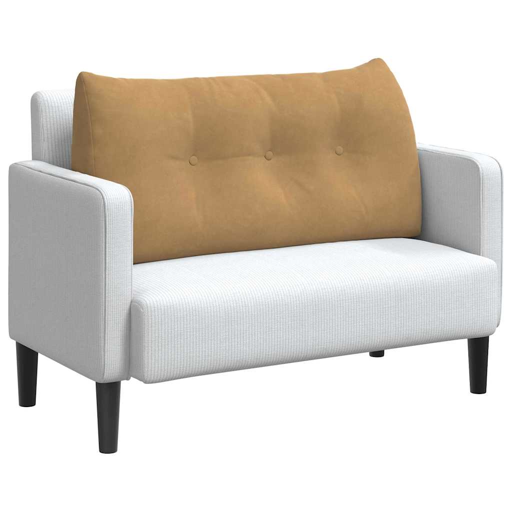 Rückenkissen Braun 100 x 24 x 50 cm Samt