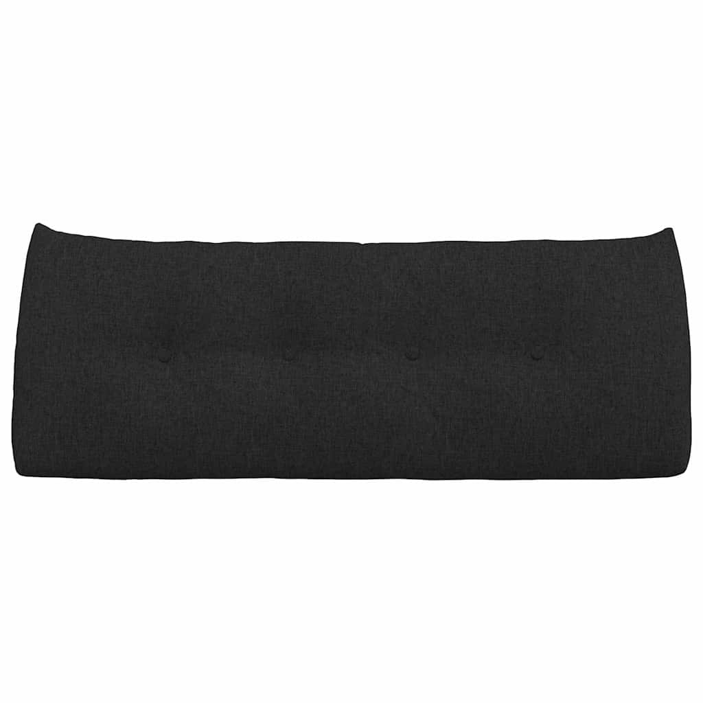 Rücken Kissen Schwarz 120 x 24 x 50 cm Stoff