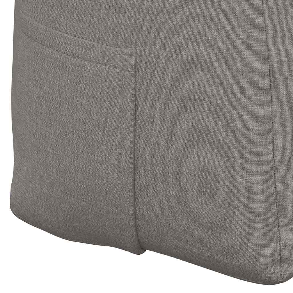 Rücken Kissen Taupe 120 x 24 x 50 cm Stoff